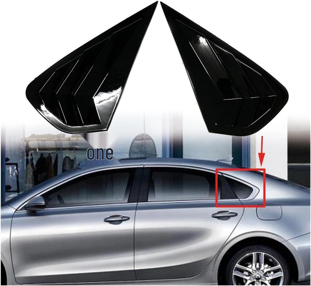 Rear Side Louvers for 19-21 K3: Large & Small Body Kit with Rear Triangle Air Outlet Mod.