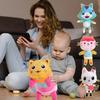 Anime Gabby's Dollhouse Plush Toy Mercat Cartoon Stuffed Animals Smiling Cat Car Cat Hug Gaby Girl Plushie Dolls Christmas Gifts