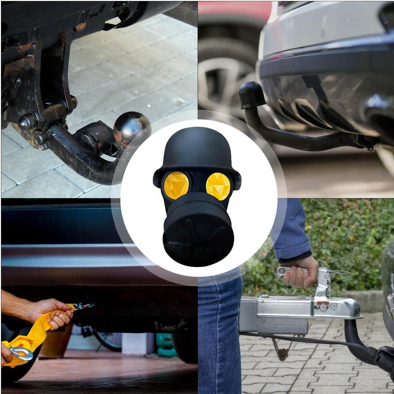 Towing Hitch Towball Protective Cover Trailer Hitch Receiver Cover Plug Anti-Rust Hook Dust Plug Protector For SUVs RVs