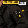 Military Morale Embroidered Patches Cat Eyes Patches Tactical Motorcycle Biker Tags Hook And Loop Badge Emblem For Backpack