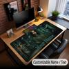 Custom Name Extended Mouse Pad,Billie Eilish Gaming Desk Mat For Home Office Desktop Decor