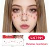 Christmas Tattoo Stickers: Easy-to-Remove Temporary Makeup Tattoos with Tree, Reindeer, and Snowflake Designs.