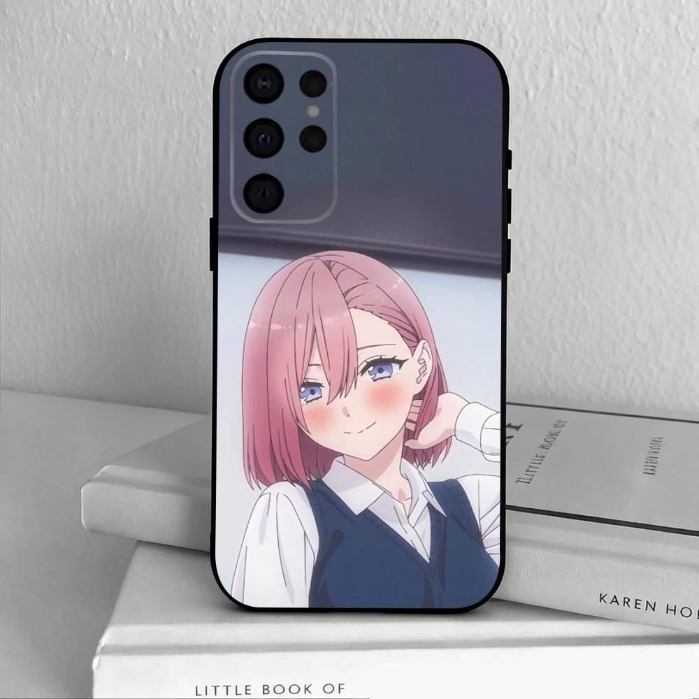 2.5 Dimensional seduction Amano Ririsa Phone Case For Samsung S25,24,23,22,30,21,10,9,Ultra,Plus,Lite,FE,4,5 G Soft Black Case