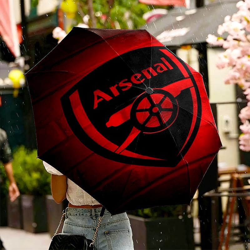 Arsenal F.C Print Umbrella Automatic Opening/ Closing - Portable Foldable Design - Daily use for Travel/Outdoor - Gift for Birthday