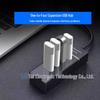 Universal USB 3.0 One-to-Four Hub for Desktop & Laptop Expansion