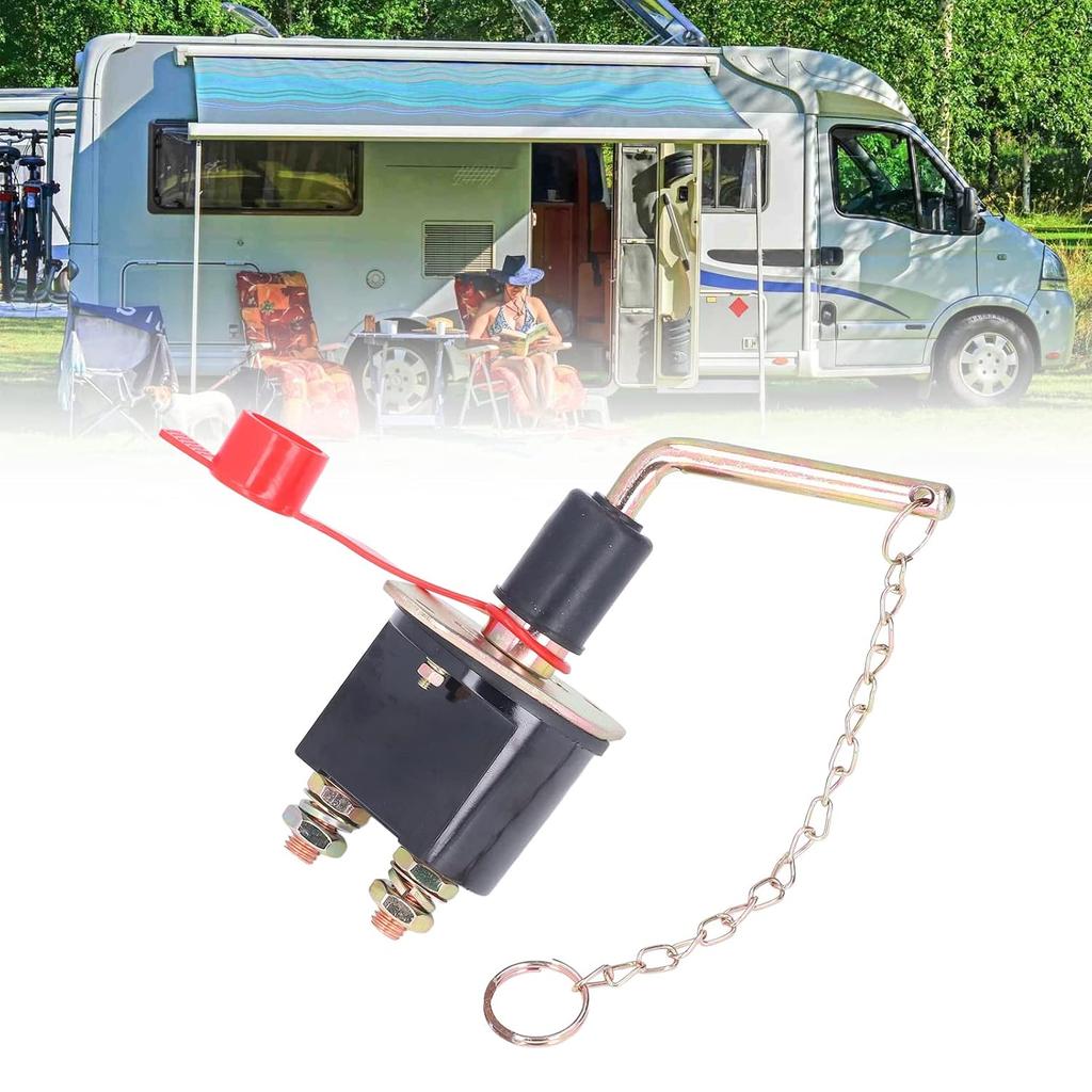 Battery Isolator Switch, Power Metal Battery Cutter 300A 12-24V Universal Metal For Cars RVs Yachts Trucks