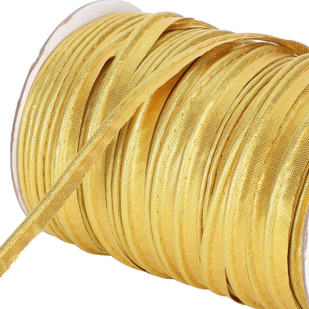 70yd Length Edging Braid Gold Color Binding Tape Practical Sewing Trims  For Sewing