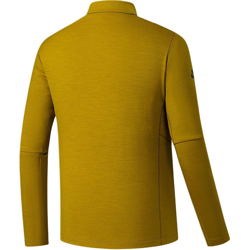 Anta Champion Outdoor Hiking Series Stand Collar Solid Color Casual Comfortable Versatile Long Sleeve Knit Shirt Men tops 152540403-4