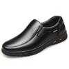 Herrskor i Plus Size, Slip-on, Business Casual, Läder, med Tjocka Sulan (Storlekar 47-48)