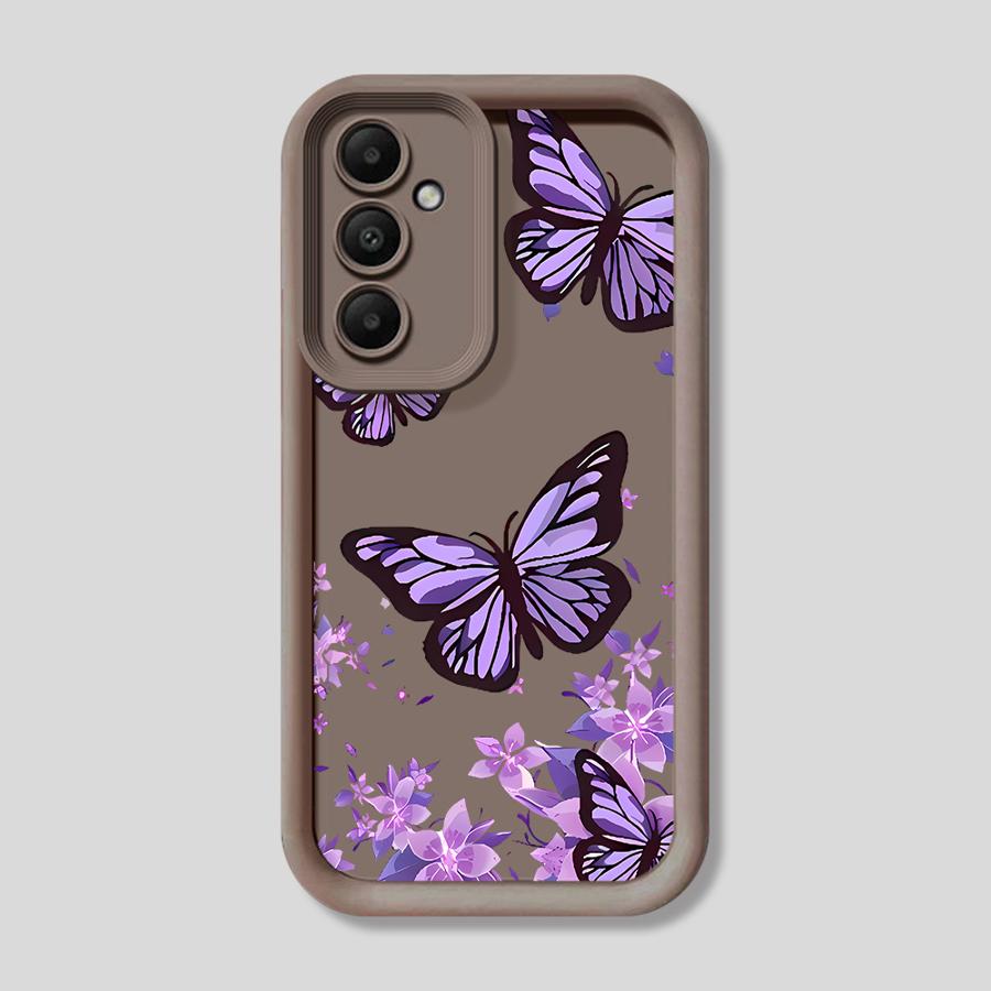 INS Retro Butterfly Case for Samsung Galaxy A52 A54 A31 A25 A26 A23 A34 A73 A32 A22 A21s A53 A24 Soft Cover