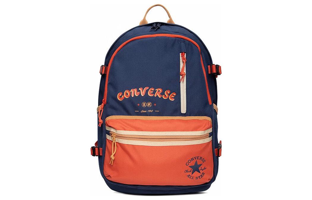 Converse Polyester Backpack Large Unisex Blue/Orange 10026178-A02