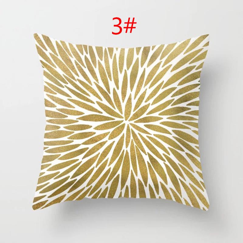 gold leaf pillow