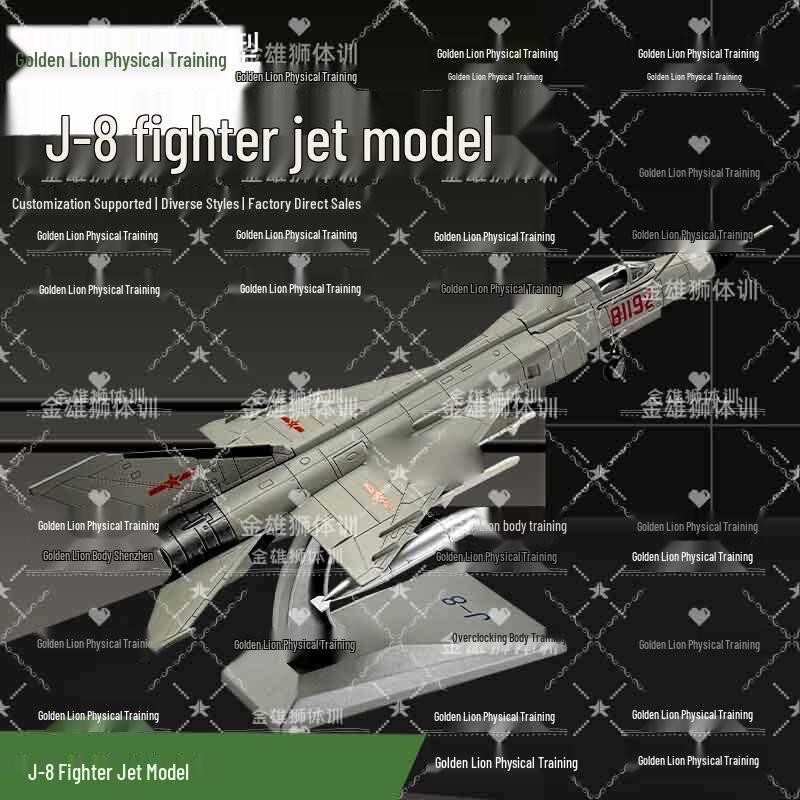 Golden Lion J-8 Fighter Jet Model