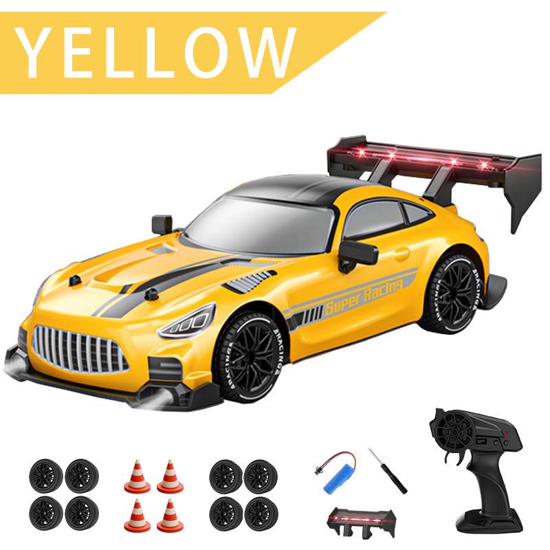 High-Speed 4WD RC Drift Car with Lights - Remote Control Racing Model