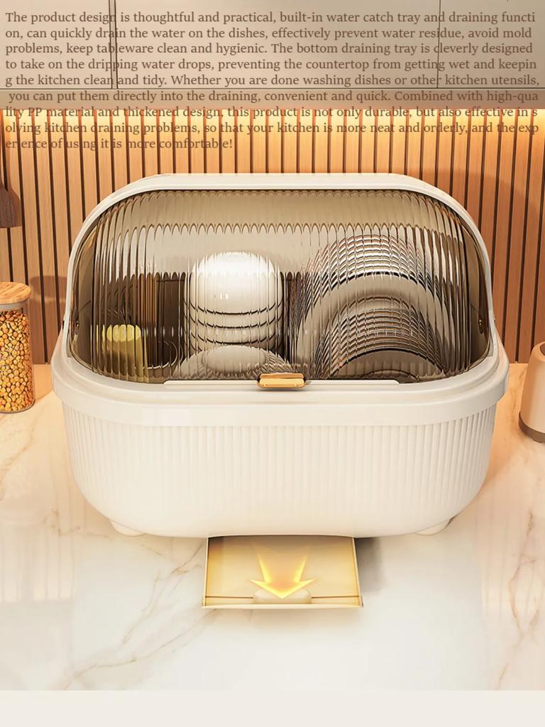 2025 Chopsticks Organizer, Household Multifunctional Draining Dish Dryer, Kitchen Utensils Put Dish Drainer, Dish Shelf Cupboard