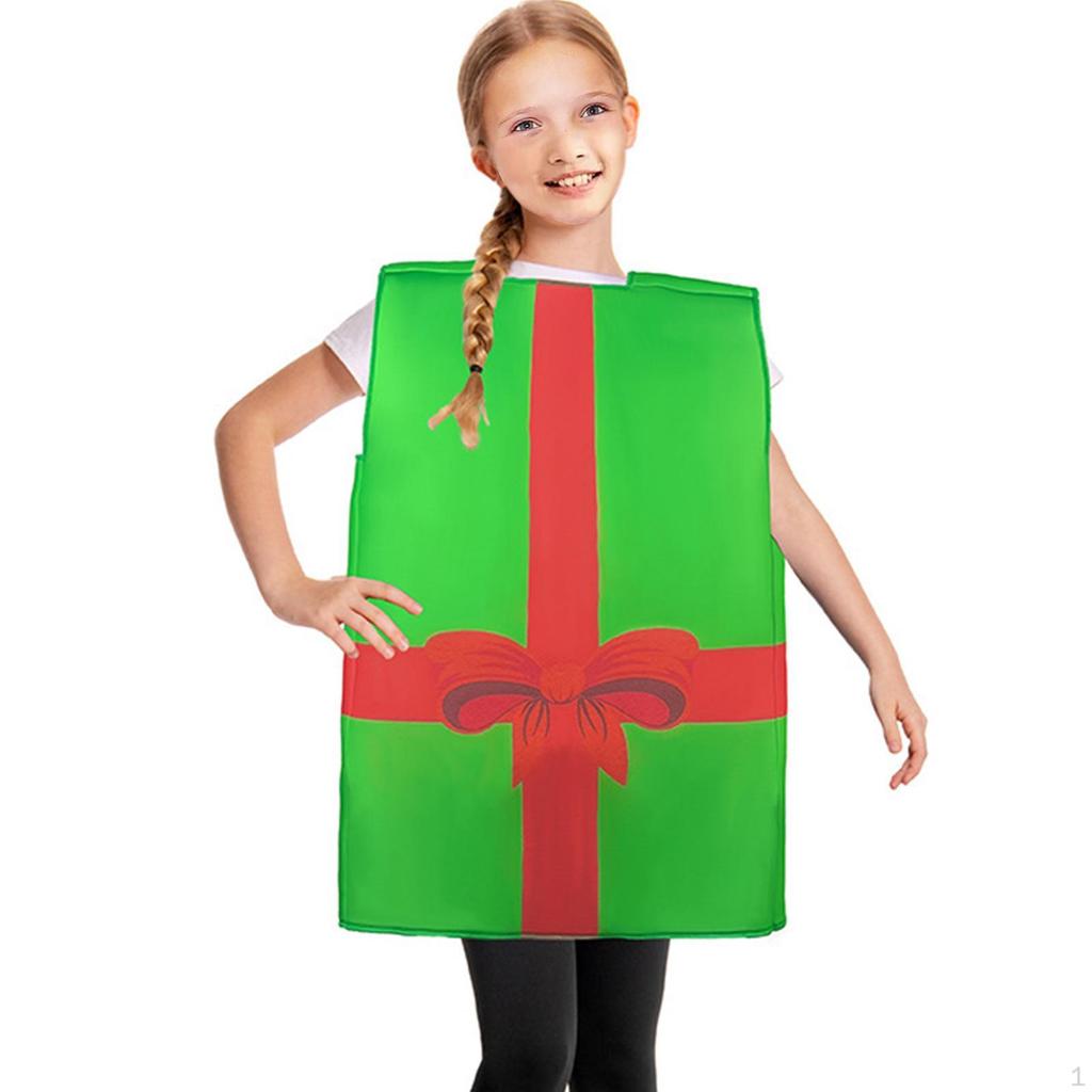 Christmas Gift Box Costume Creative Holiday Accessories for Party