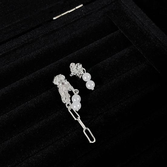 

Асимметричные жемчужные серьги