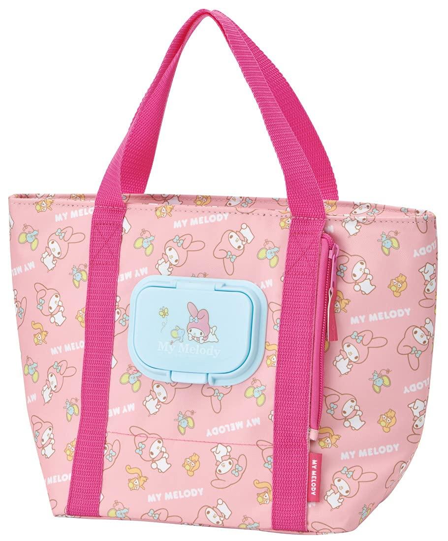 

Skater Cooler Bag with Wet Tissue My Pocket, Melody, Sanrio, KCLBP1-A