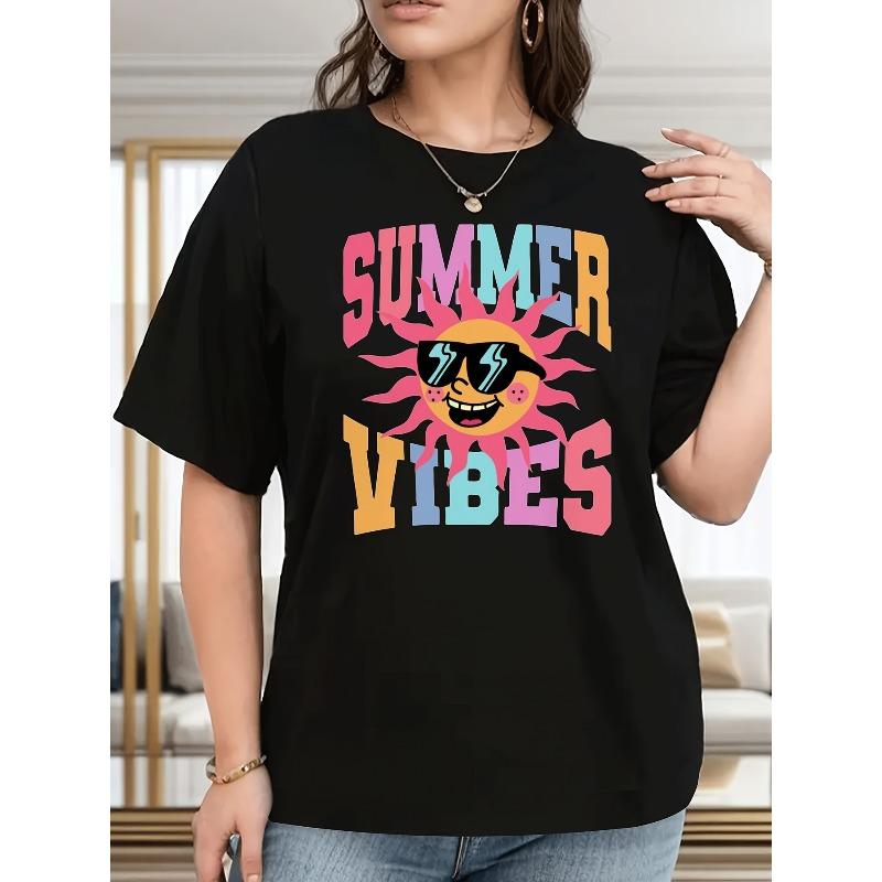 

Women S Plus Size T-Shirt - White Casual Summer Top - Lightweight Everyday & Vacation Tee - Machine Washable All-Season Shirt for Women 4XL