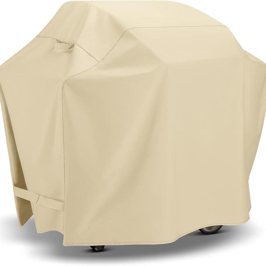 Spot Beige 420D Oxford BBQ Rainproof Stove Dust Cover for Patio