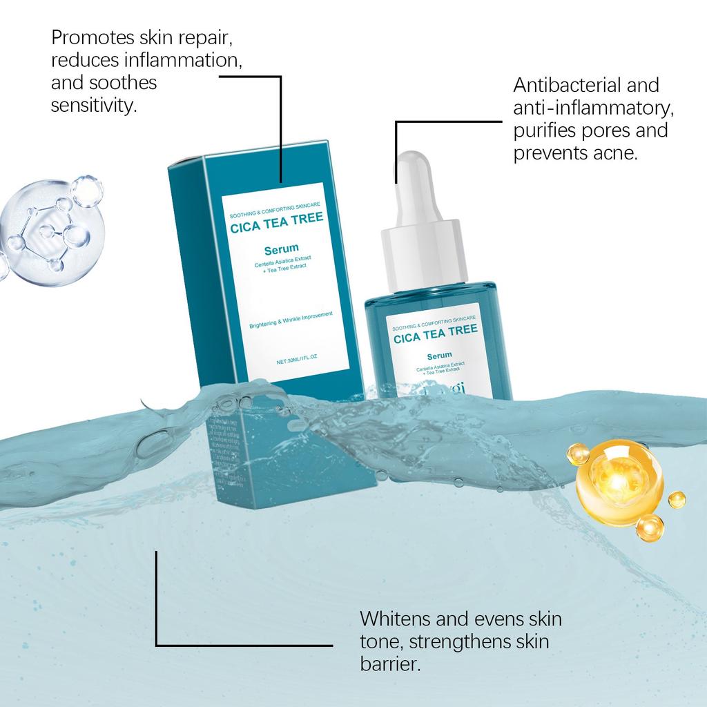 Centella Asiatica Serum Moisturizing And Nourishing Skin Facial Brightening Skin Care Serum 30ml