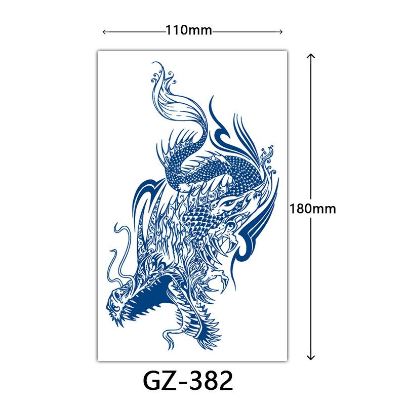 Kräuter-Tattoo-Aufkleber, Saft-Tattoo-Aufkleber, Englischer Buchstabe Semi-permanente Tattoo-Aufkleber Tattoo