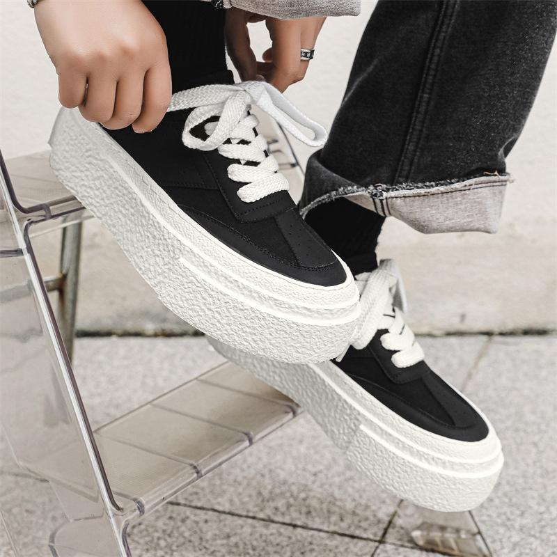 New Men's Summer Breathable Little White Shoes Fashionable Trendy Men's Niche Breathable Versatile Board Shoes Men's Shoes 50557-J