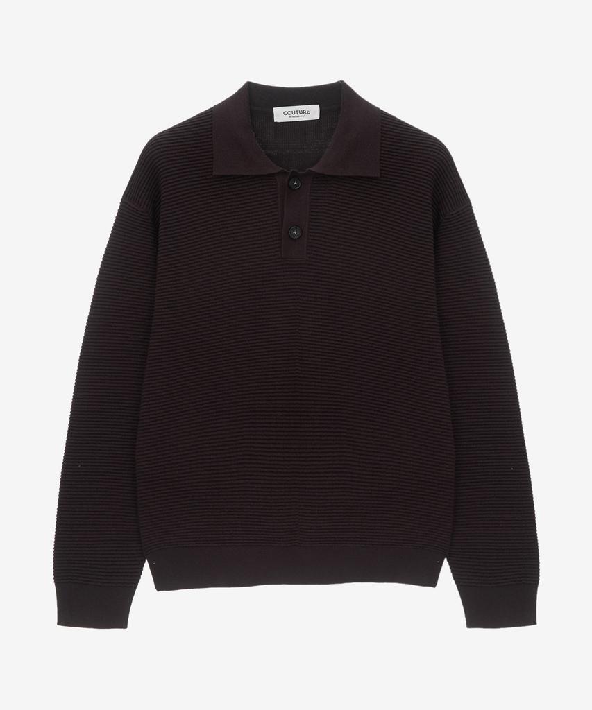 MINDBRIDGE [Couture] Crochet Collar Semi-Overfit Knit - 2 Colors Mykt6170