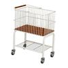 Kleideraufbewahrungswagen mit herausnehmbarem Korb, 70 cm hoch, Farbe, zur Organisation von Schmutzwäsche