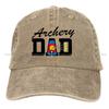 Dad Baseball Caps Peaked Cap Archery Sport Sun Shade Hats for Unisex Women