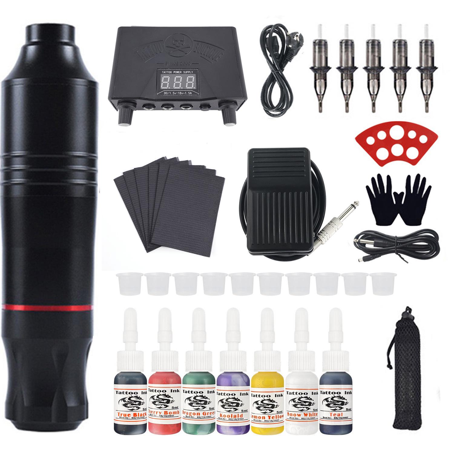 

Набор тату-ручек Skull 8: Моторизованная машинка для контура и теней