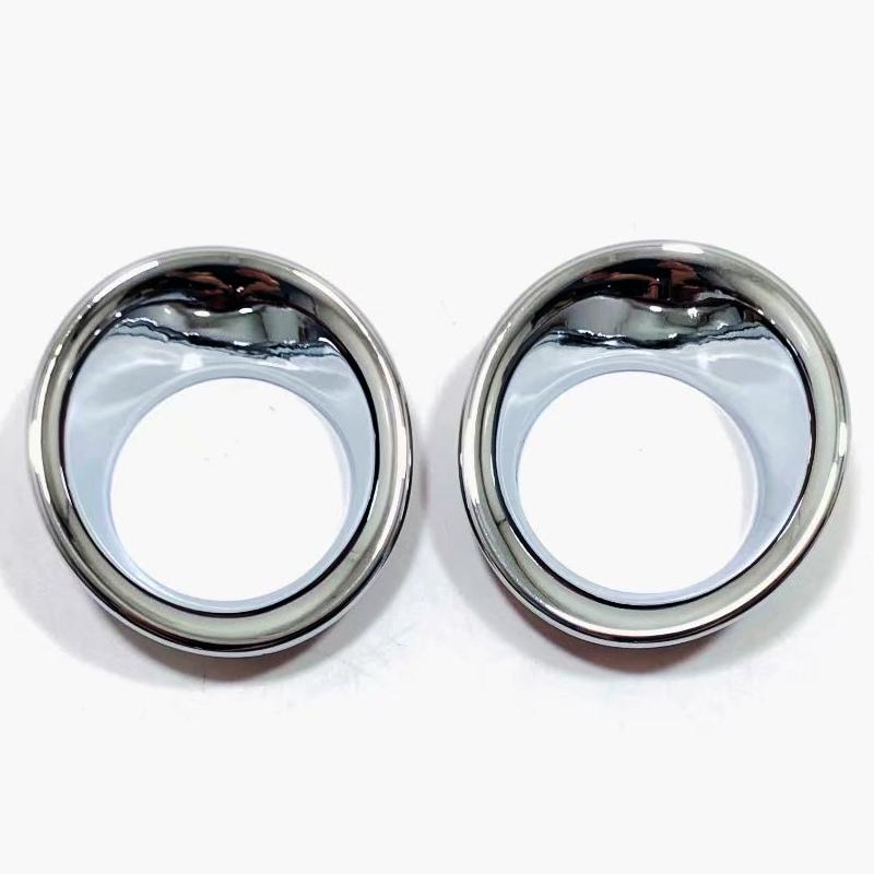 Chrome Front Grille Air Outlet Cover Decoration for Toyota Harrier Venza XU80   Front Fog Lamp Light Cover Trim