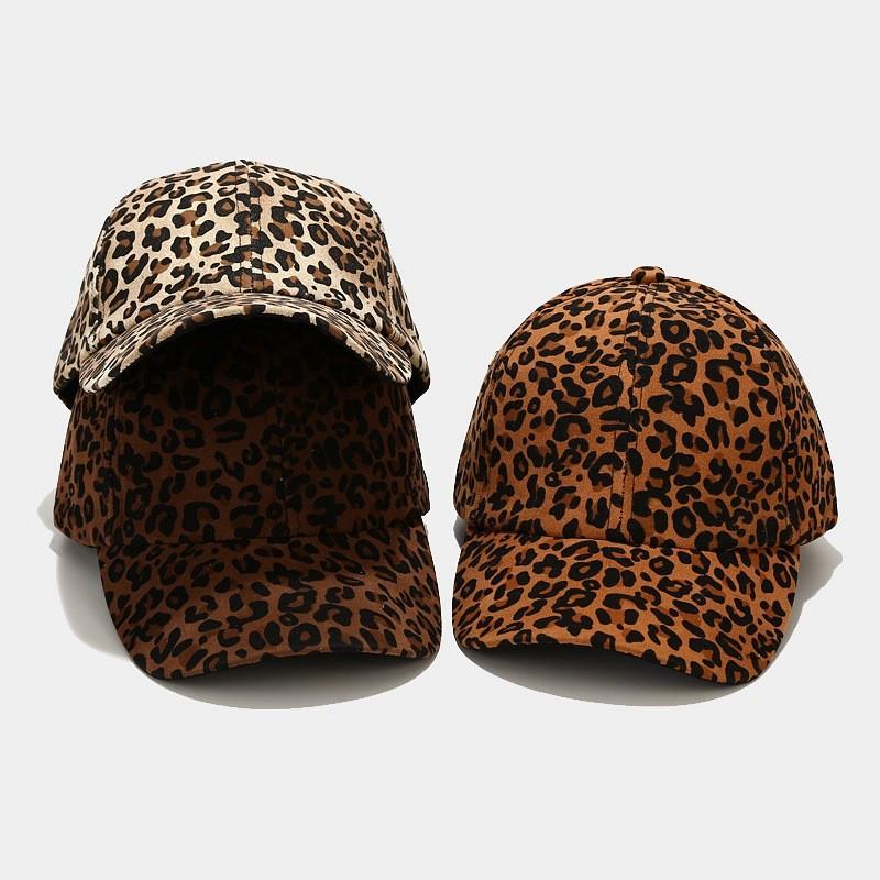 Vintage Leopard And Zebra Print Baseball Cap With Extended Brim For Casual Outdoor Sun Protection