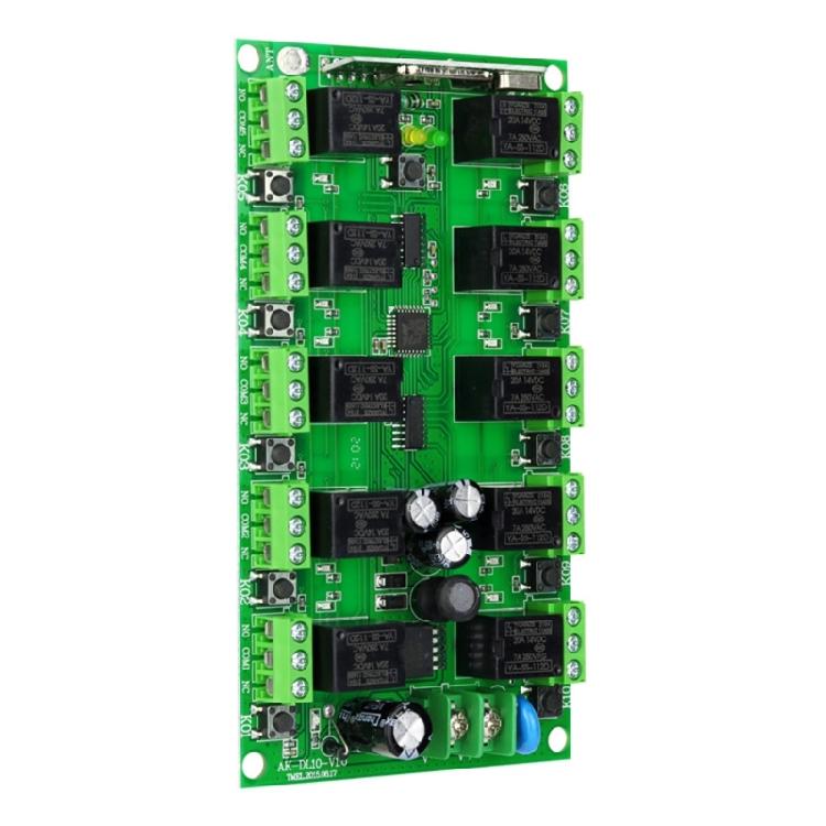 Multipurpose DC12V Remote Switches 10 Channel Learning Code Simple Setups Portable for Lighting and Access Control