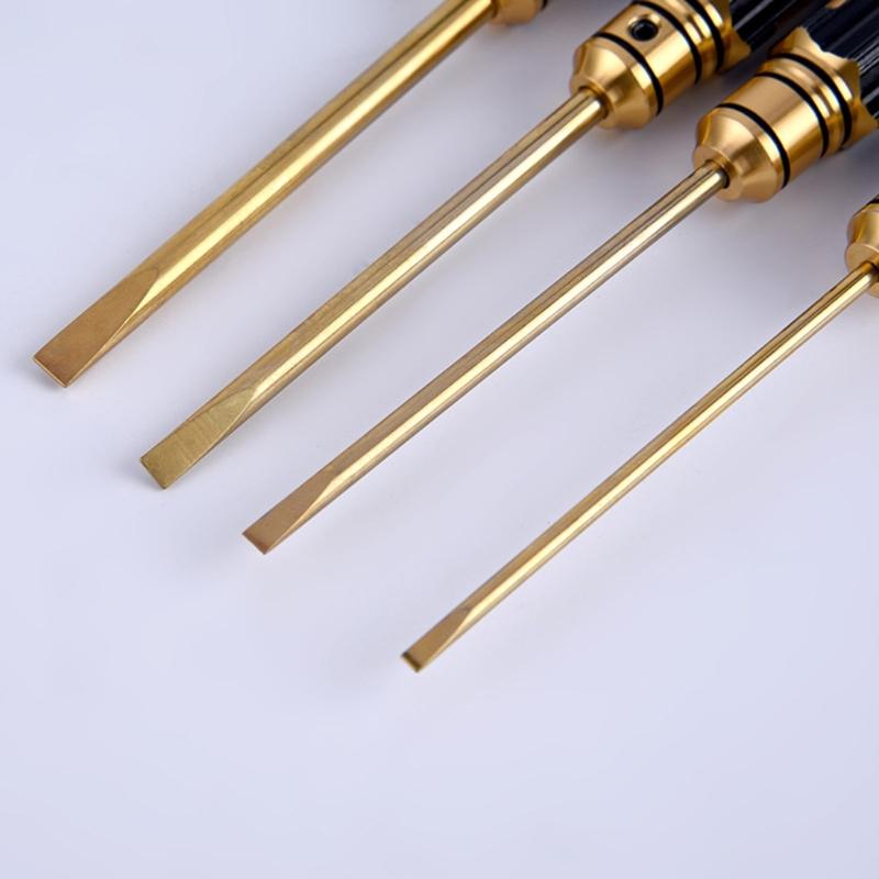 4Pcs Hex Screw Driver Set Metal Hexagon Screwdriver Wrench Tool Kit For Car Helicopter Fpv Screw Driver Set