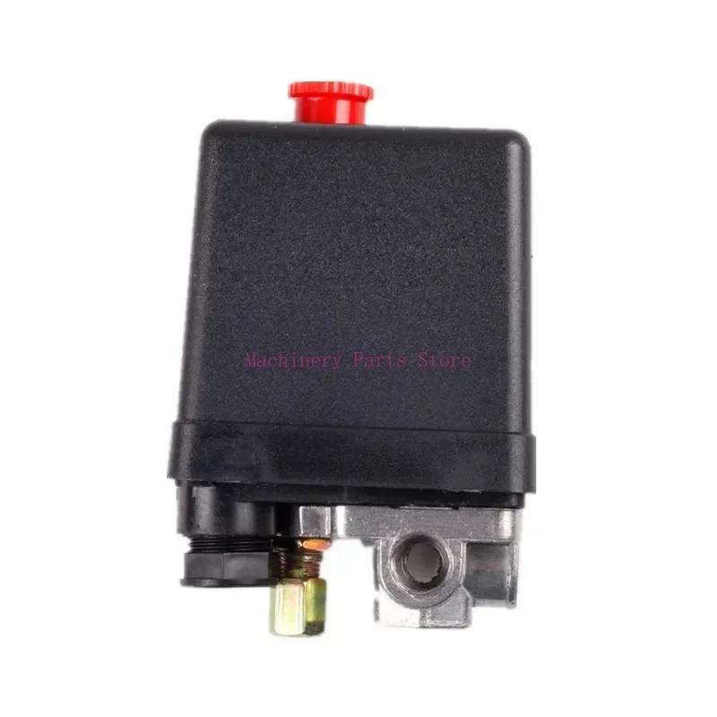 220V Heavy Duty Air Compressor Pressure Switch Control Valve Automatic Trip 90-125PSI 1/4 Port for Small Compressing Machine