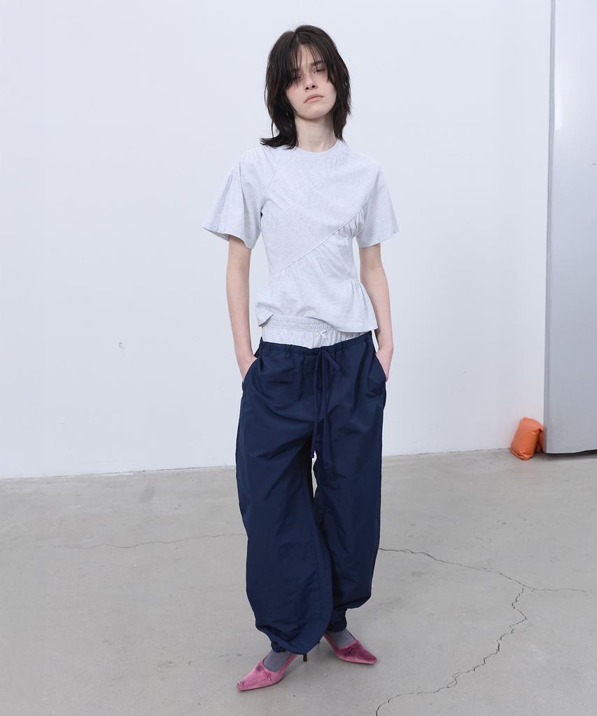 LCDC™ Shirring T-Shirt (Light Gray)