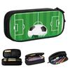 Soccer Football Pencil Cases Fun Balls Sports Pen Bags Girls Boys Big Capacity School Supplies Gift Pencil Pouch
