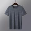 Men Women Large Quick Drying Sports T Shirt Short Sleeve Half Sleeve Loose Solid Color Ice Silk Top