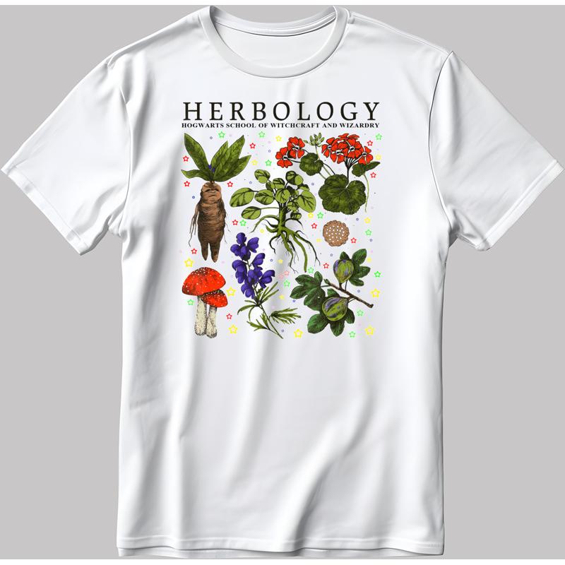 Herbology Plants Short Sleeve T Shirt UNIsex Women F083