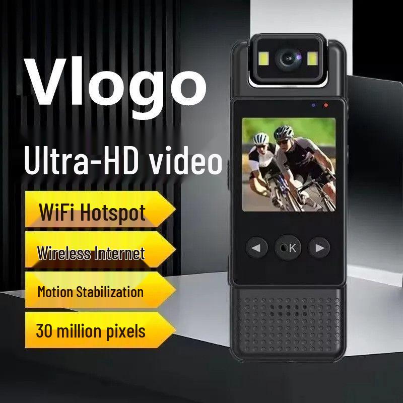 Ultra HD Action Camera with Screen: Video, Cycling, Law Enforcement & Voice Recording, Short-Range Wifi