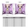 Ellie Polyester Cushion Cover Magical DoReMi Anime Sofa Office Decorative Reusable Hug Pillowcase