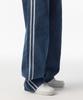 MUSINSA STANDARD WOMAN Women'S Wide Track Denim Pants [Medium Indigo]