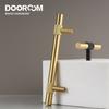 Dooroom Brass Furniture Handles Modern Knurling Black Gold Pulls Wardrobe Dresser Cupboard Cabinet Drawer Shoe Box Knobs
