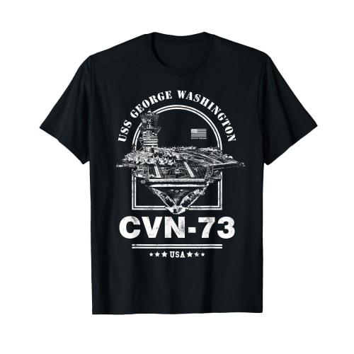 US Navy Aircraft Carrier CVN-73 George Washington (USS George Washington) T-Shirt