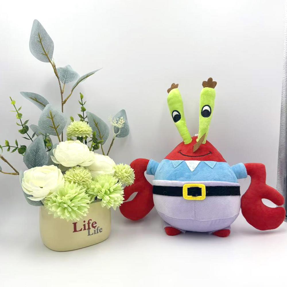 Anime Plushie Doll Spongebob Peluches Doll Squarepants Patrick Star Squidward Eugene Krabs Gary Kawaii Cartoon Stuffed Plush Toy