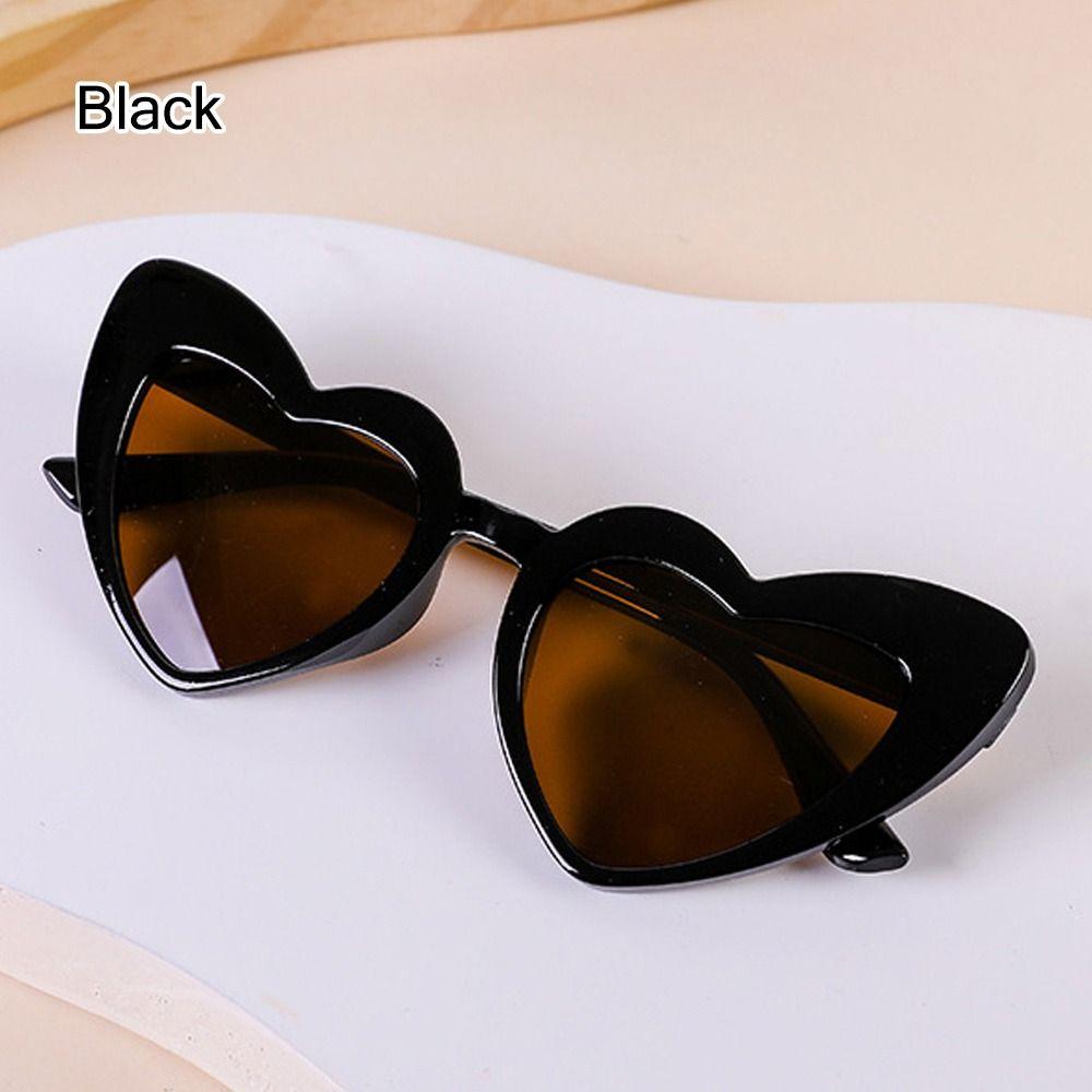 Unique Party Favor Heart Glasses Children Sun Glasses Kids Sunglasses Street Shooting Sunglasses Heart Shaped