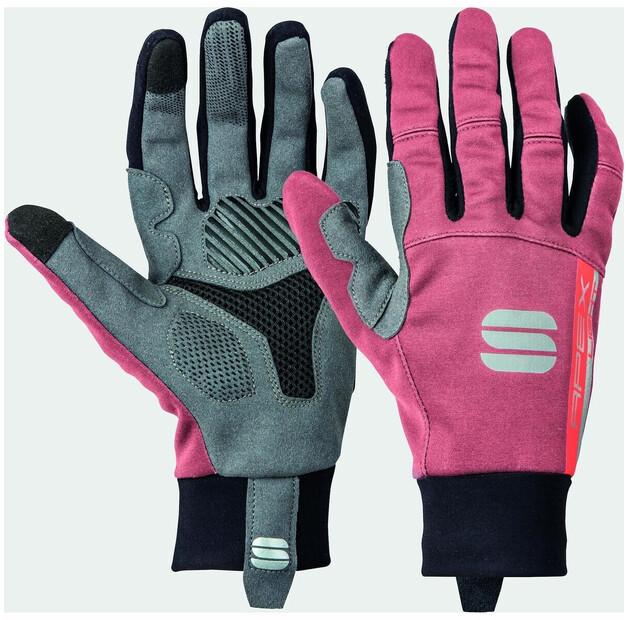 Велосипедные перчатки Sportful Apex Light (красные) L