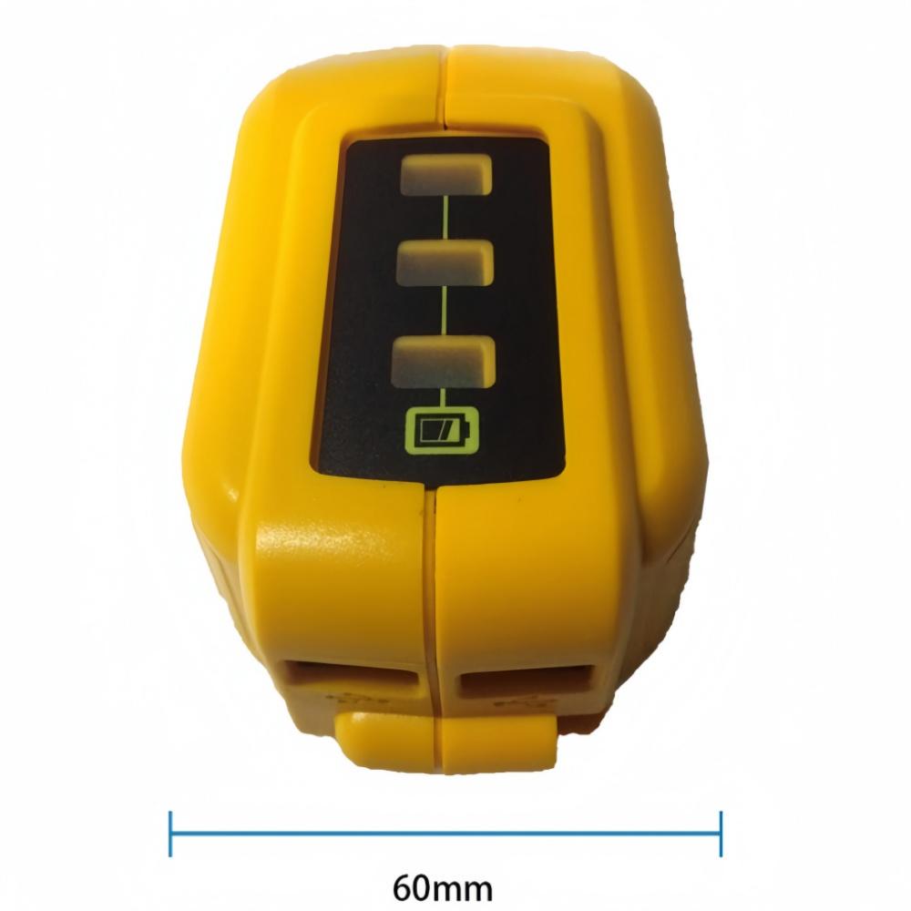 DCB090 Converter Dual USB Power Source Suitable for Dewalt 12V/14.4V/18V/20V Lithium Battery Power Tool Chargers