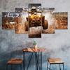 ATV Motocross Bike Leinwand 5-teilig Fünf-Panel-Druck Moderne Wandkunst Poster Bild Heimdekoration Geschenk für Ihn Für Sie